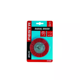 FESTA Pin perie rotunda 75 mm nailon