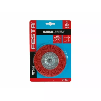 FESTA Pin perie rotunda 100 mm nailon