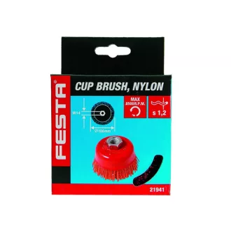 FESTA Perie pentru oale M14 100 mm nailon