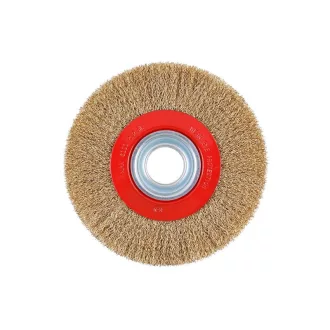   Perie rotunda FESTA 175 x 32 mm cu inele de ingustare, acoperire din alama