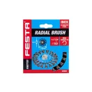 FESTA Perie rotunda rasucita M14 125 mm inox