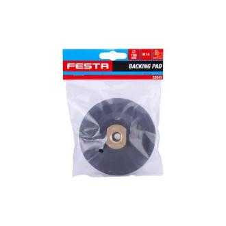 Placa cauciucata velcro 100 mm M14