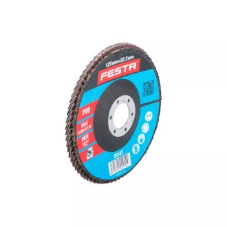 FESTA Disc abraziv 125 x 22,2 mm / P80 inox