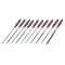 FESTA Set pile 10 piese 100 mm