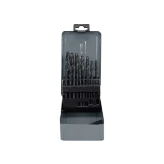 STHOR Set de burghie cu șurub 19 bucăți 1-10 mm HSS