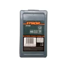 STHOR Set de burghie cu șurub 19 bucăți 1-10 mm HSS