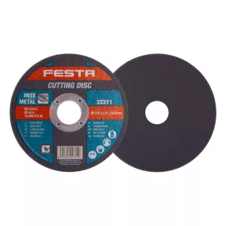 FESTA Disc de tăiere pentru metal 115 x 1,0 x 22,2 mm