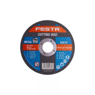 FESTA Disc de tăiere pentru metal 115 x 2,5 x 22,2 mm