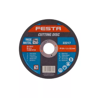 FESTA Disc de tăiere pentru metal 125 x 1,2 x 22,2 mm inox
