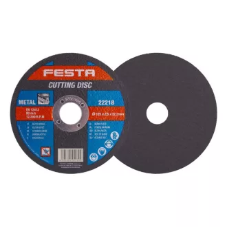 FESTA Disc de tăiere pentru metal 125 x 2,5 x 22,2 mm