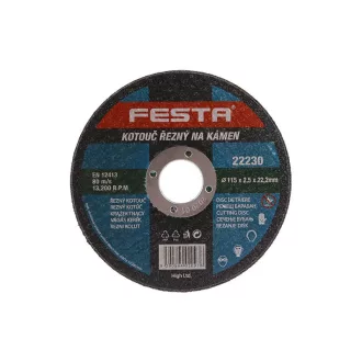 FESTA Disc de tăiere pentru piatră 115 x 2,5 x 22,2 mm