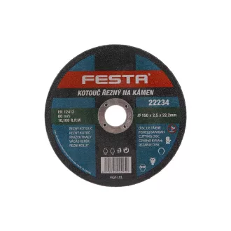 FESTA Disc de tăiere pentru piatră 150 x 2,5 x 22,2 mm