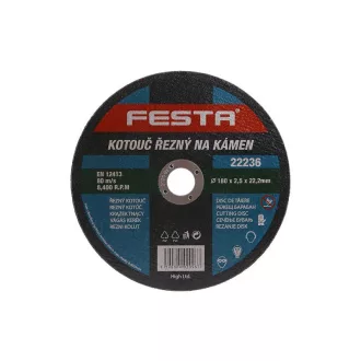FESTA Disc de tăiere pentru piatră 180 x 2,5 x 22,2 mm