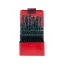 STHOR Set de burghie cu șurub 25 buc 1-13 mm HSS