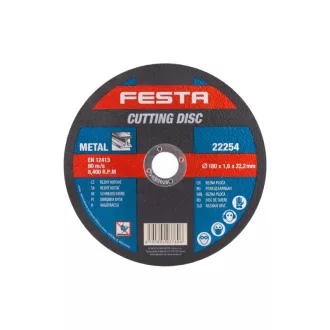 FESTA Disc de tăiere pentru metal 180 x 1,6 x 22,2 mm