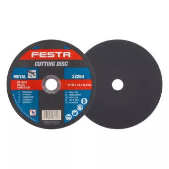 FESTA Disc de tăiere pentru metal 180 x 1,6 x 22,2 mm
