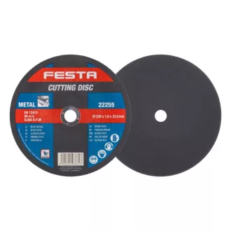 FESTA Disc de tăiere pentru metal 230 x 1,6 x 22,2 mm