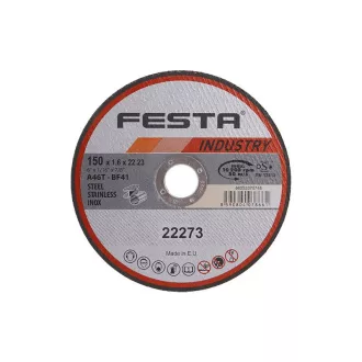   FESTA INDUSTRY Disc de tăiere pentru metal 150 x 1,6 x 22,2 mm