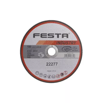   FESTA INDUSTRY Disc de tăiere pentru metal 180 x 2,0 x 22,2 mm