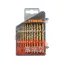 STHOR Set de burghie elicoidale 13 piese 1,5-6,5 mm HSS-Titan