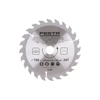 FESTA Pânză de ferăstrău pentru lemn 150 x 20 x 24T
