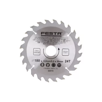   FESTA Pânză de ferăstrău pentru lemn 180 x 30 x 2,2 mm / 24T