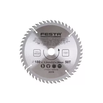   FESTA Pânză de ferăstrău pentru lemn 180 x 20 x 2,2 mm / 50T