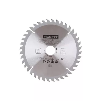   FESTA Pânză de ferăstrău pentru lemn 205 x 30 x 2,2 mm / 40T