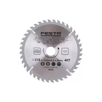   FESTA Pânză de ferăstrău pentru lemn 210 x 30 x 2,2 mm / 40T