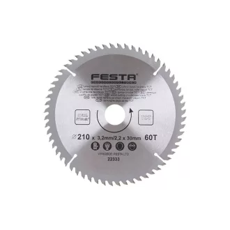   FESTA Pânză de ferăstrău pentru lemn 210 x 30 x 2,2 mm / 60T