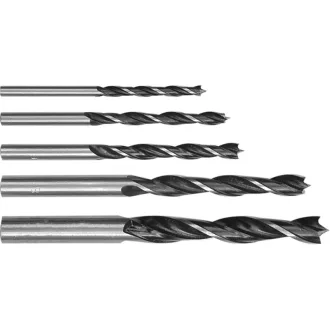 Set burghiu lemn 5 piese (4-5-6-8-10 mm) DIY