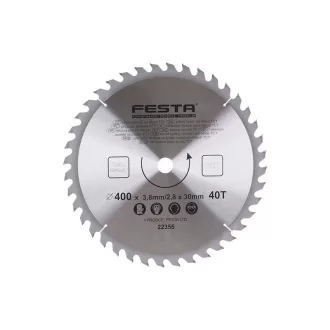   FESTA Pânză de ferăstrău pentru lemn 400 x 30 x 2,8 mm / 40T