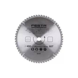   FESTA Pânză de ferăstrău pentru lemn 400 x 30 x 2,8 mm / 60T