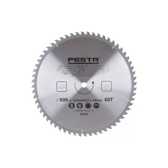   FESTA Pânză de ferăstrău pentru lemn 600 x 30 x 3,5 mm / 60T