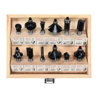 VOREL Set de frezat 12 piese 8 mm