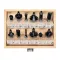 VOREL Set de frezat 12 piese 8 mm