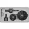 VOREL Set de tăiat cerc 11 piese (19-64 mm)