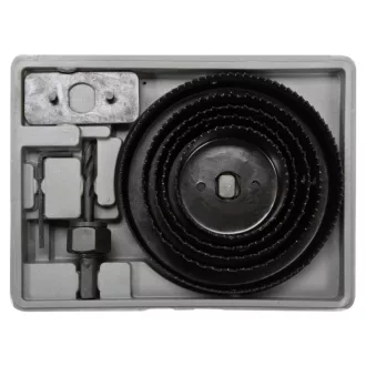 VOREL Set de tăiat cerc 8 piese (64-127 mm)