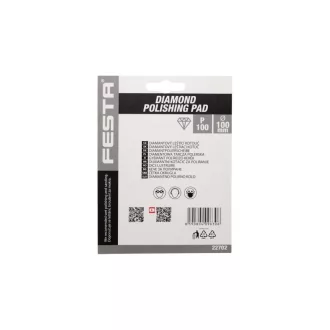   Disc diamantat de șlefuit și lustruit FESTA Velcro 100 mm / P100 umed