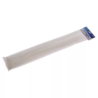 Legătură pentru cablu 500 x 4,8 mm alb (50 buc)