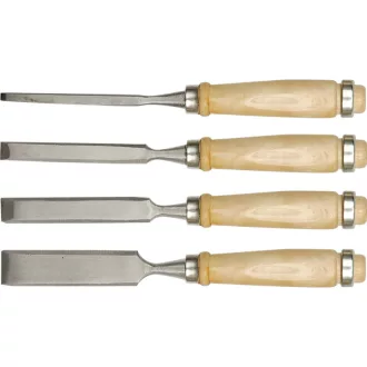 Set dălți pentru lemn 4 părți cu mâner din lemn DIY