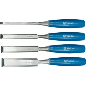   VOREL Set dălți pentru lemn cu mâner din plastic din 4 părți 6-24 mm