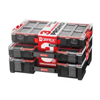   QBRICK SYSTEM PRO set de organizare 100 (inserție de burete)+200+300