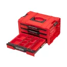 QBRICK SYSTEM PRO 2.0 Cutie scule cu sertare 3 EXPERT Red Ultra HD