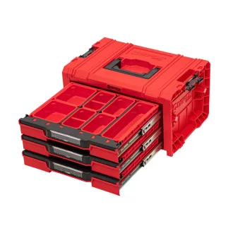   QBRICK SYSTEM PRO 2.0 Cutie scule cu sertare 3 EXPERT Red Ultra HD
