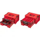 QBRICK SYSTEM PRO Valiză de scule cu roți cu sertare 3 Red Ultra HD