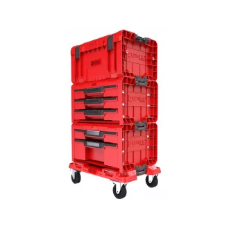   QBRICK SYSTEM PRO Cutie de scule cu roți și sertare 4 Red Ultra HD