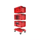 QBRICK SYSTEM PRO Cutie de scule cu roți și sertare 4 Red Ultra HD
