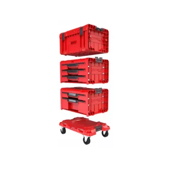   QBRICK SYSTEM PRO Cutie de scule cu roți și sertare 4 Red Ultra HD
