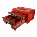 QBRICK SYSTEM PRO Cutie de scule cu roți și sertare 4 Red Ultra HD